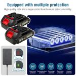 Darkboom 6-Inch Cordless Polisher with Batteries