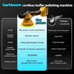Darkboom 6-Inch Cordless Polisher with Batteries