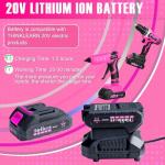 20V Cordless Detail Sander with Sandpaper and Battery