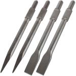 AConnet 4-Piece Jack Hammer Drill Bit Set