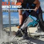 Berserker 1700W Heavy Duty SDS-Max Jack Hammer