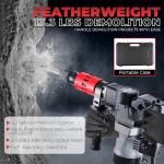 XtremepowerUS 1000W SDS-Plus Rotary Demolition Hammer Set