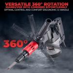 XtremepowerUS 1000W SDS-Plus Rotary Demolition Hammer Set