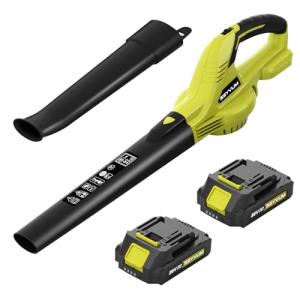 SEYVUM 20V Cordless Leaf Blower with Batteries