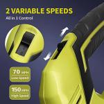 SEYVUM 20V Cordless Leaf Blower with Batteries