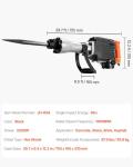 VEVOR 2200W Heavy Duty Jack Hammer with Chisels