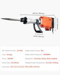 VEVOR 2200W Heavy Duty Electric Jack Hammer