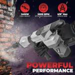 XtremepowerUS 1400W Electric Demolition Jack Hammer