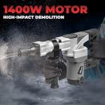 XtremepowerUS 1400W Electric Demolition Jack Hammer