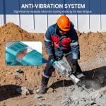 ENEACRO 14.5Amp Demolition Jack Hammer with Chisels