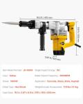 VEVOR 1400W Heavy Duty Demolition Jack Hammer