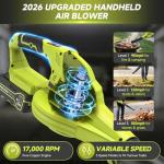 Cordless Leaf Blower with Rechargeable Batteries