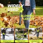 Cordless Leaf Blower with Rechargeable Batteries