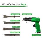 DYNAMIC POWER Air Hammer Kit with 4 Chisels