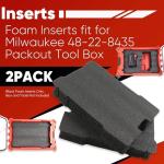 Terixe Foam Inserts for Milwaukee Packout Tool Box