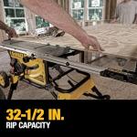 DEWALT 10-Inch Table Saw with Rolling Stand