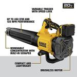 DEWALT DCBL722P1 20V Blower, Black/Yellow