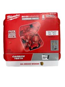 Milwaukee 8 Pc Big Hawg Hole Saw Kit