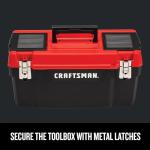 Craftsman 20-Inch Lockable Tool Box with Tray