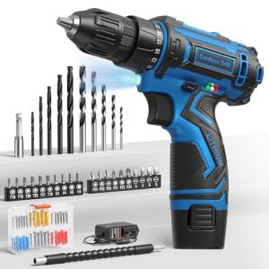 12V Cordless Drill Set with 42 Accessories