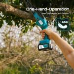 Seesii 8-Inch Mini Cordless Chainsaw with Batteries