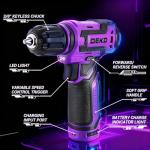 DEKOPRO 12V Cordless Power Drill Set