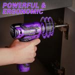 DEKOPRO 12V Cordless Power Drill Set