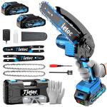 Tietoc Cordless Mini Chainsaw with Batteries and Chains