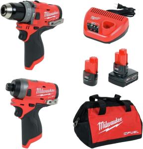 Milwaukee M12 Fuel 2-Piece Hammer Drill & Impact Kit