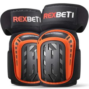REXBETI Gel Knee Pads for Work and Gardening