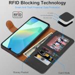 iCatchy Galaxy A16 Leather Case with Screen Protectors