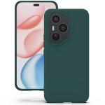 YATWIN Dark Green Soft-Touch Silicone Case for Honor 400 Pro
