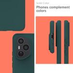 YATWIN Dark Green Soft-Touch Silicone Case for Honor 400 Pro