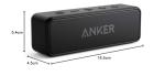 Anker Soundcore 2 Waterproof Bluetooth Speaker 24-Hour Playtime