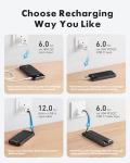 Charmast 20000mAh Power Bank with Built-in Cables