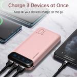 Slim 10000mAh USB C Portable Charger Power Bank