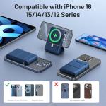 MagSafe 10,000mAh Power Bank with Stand - Blue