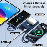 MagSafe 10,000mAh Power Bank with Stand - Blue