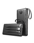 VEEKTOMX 20000mAh Portable Charger with Built-in Cables
