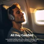 Bluetooth Noise Cancelling Headphones with 100H Playtime