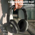 Bluetooth Noise Cancelling Headphones with 100H Playtime
