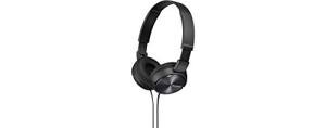 Sony MDR-ZX310 On-Ear Foldable Headphones - Black
