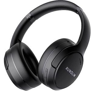 RUNOLIM Wireless Noise Cancelling Headphones with Microphone