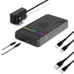 Ezekers 3TB RGB External Hard Drive with USB-C