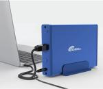 Sonnics 2TB Blue External Hard Drive - USB 3.0