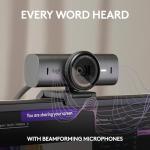 Logitech MX Brio 4K Streaming Webcam with Mics