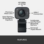 Logitech StreamCam - 1080p Live Streaming Webcam