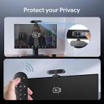 DEPSTECH 4K Webcam with Dual Mic and Remote