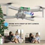 SIMREX 1080P Camera Drone - Foldable Mini Quadcopter