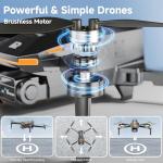 Foldable Camera Drone with WiFi and Voice Control